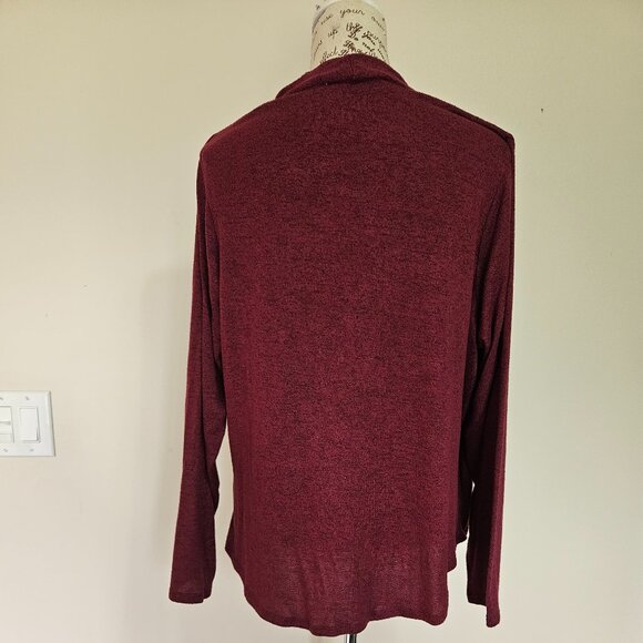 Burgundy Cross Over Top - Picture 4 of 9